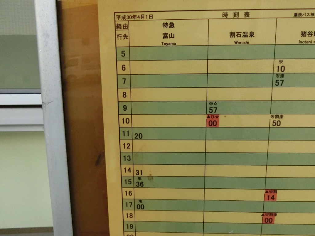 富山鉄道部運転時刻表＋神岡鉄道のカード等 富山鉄道部運転時刻表＋神岡鉄道のカード等 富山鉄道部運転時刻