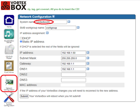 Vortexbox Server PCオーディオ04 Music Server VortexBox その3 設定 : IIIkun_15のオーディオ戯言blog