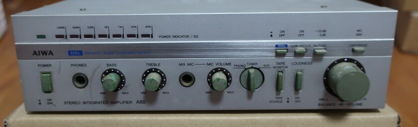 プリメインアンプ AIWA S-A60 その1現状確認 : IIIkun_15のオーディオ