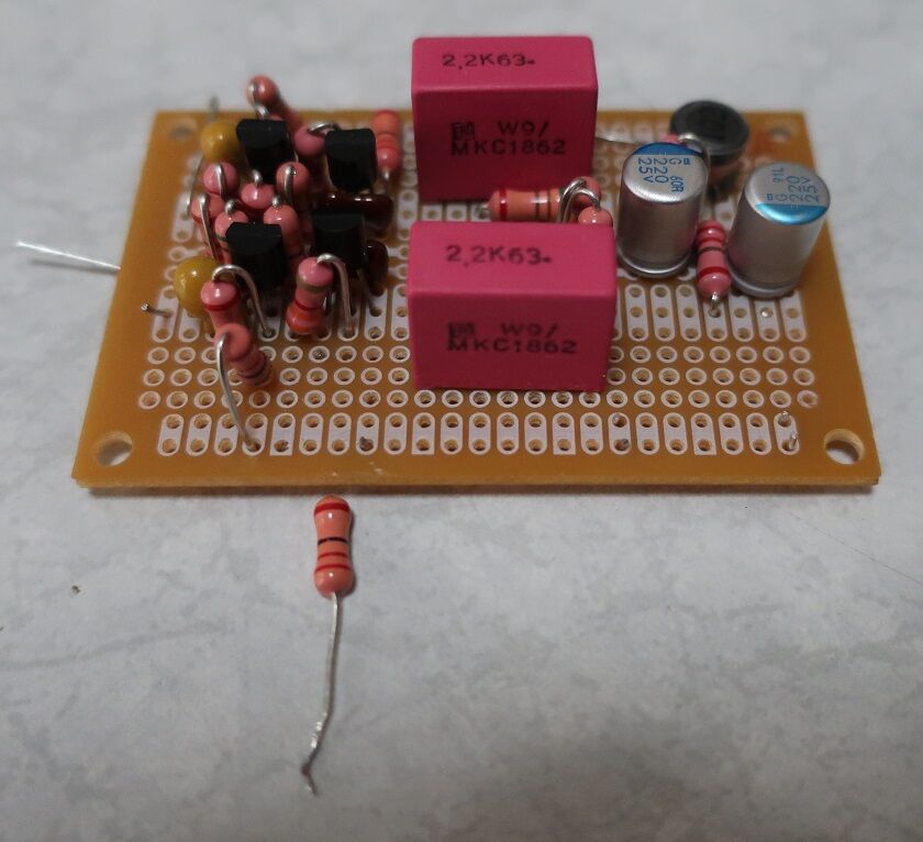 ぺるけ式 MCヘッドアンプ製作 2．回路製作1＆トラブル1