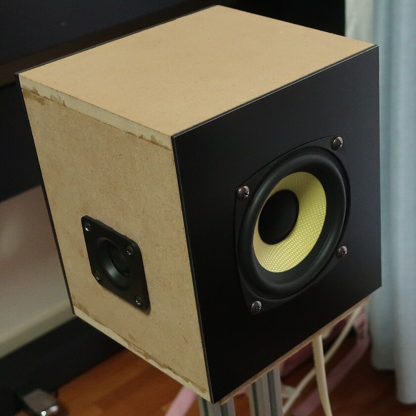 Sp Box SP-BOX製作11 SP-BOXバッフル板 仮取付 : IIIkun_15のオーディオ戯言blog