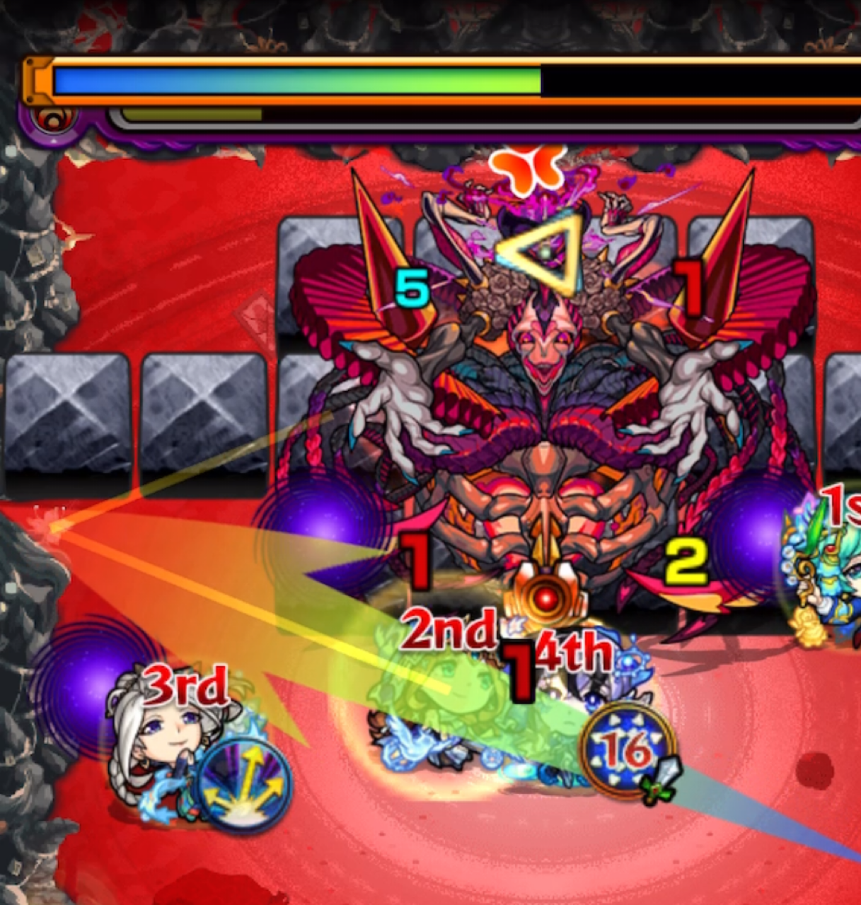 いろなメモ モンスト 二十六ノ獄のボス当たり判定調査