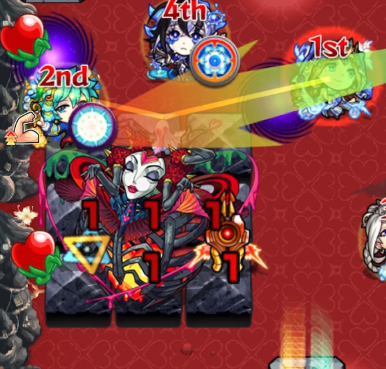 いろなメモ モンスト 二十六ノ獄のボス当たり判定調査