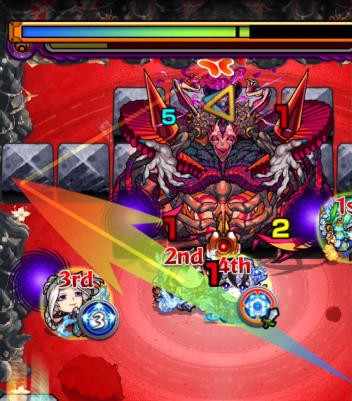 いろなメモ モンスト 二十六ノ獄のボス当たり判定調査