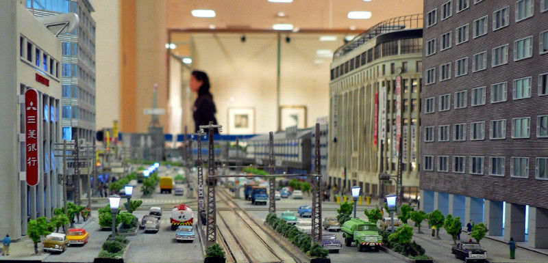 驚愕のジオラマ『天神・1961』を見る : ワシの戯言