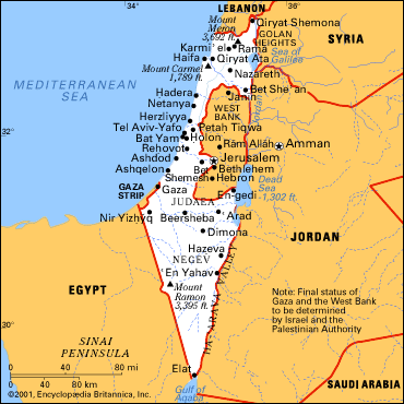 Israel Map 01