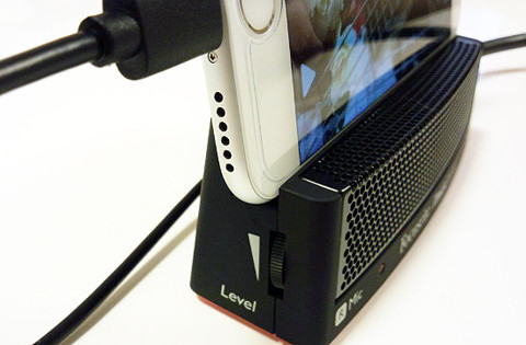 入力レベルが調整できる