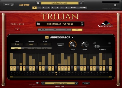 Trilian ARPEGGIATOR