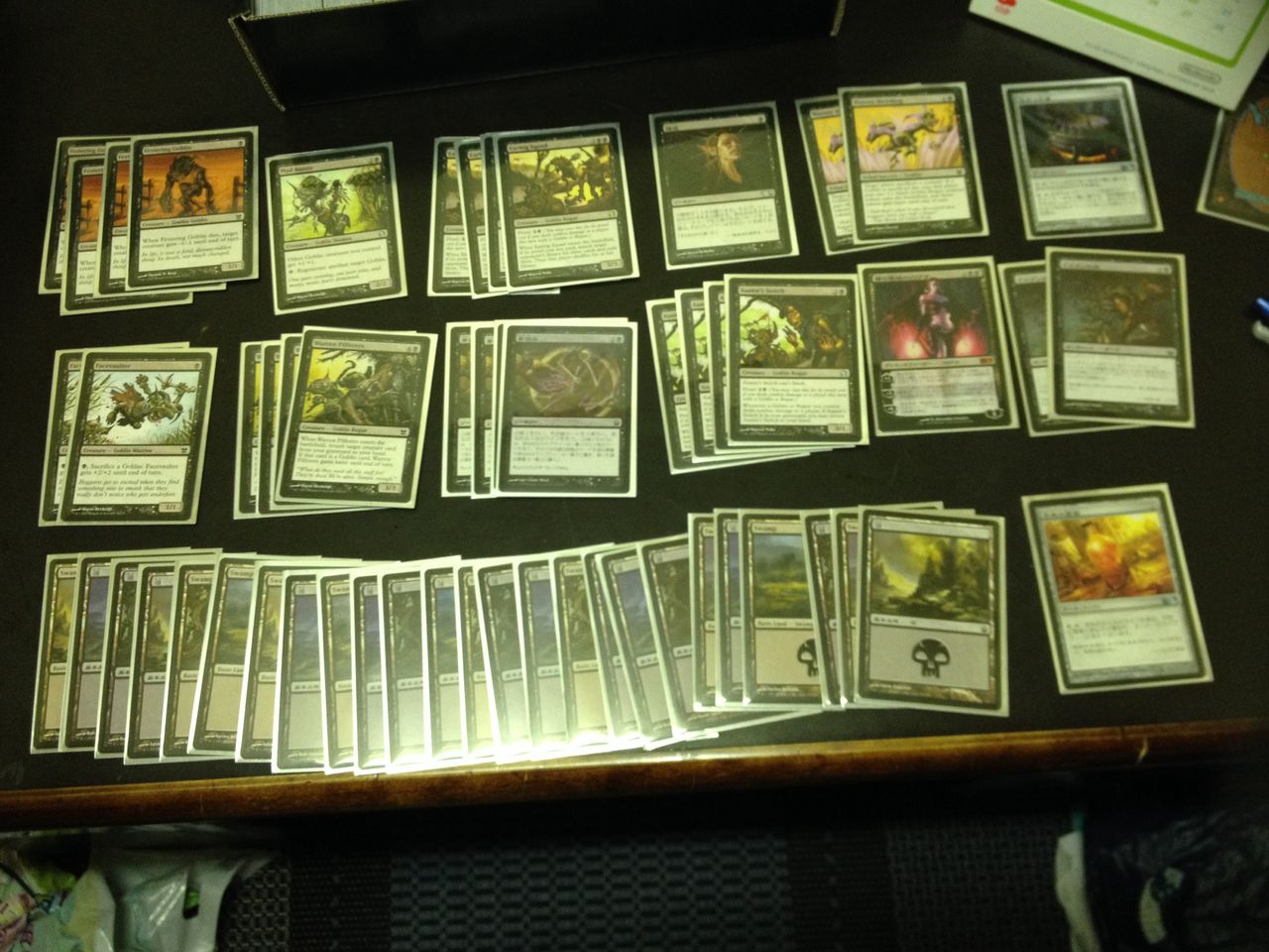 モダン 試作 黒単ゴブリン 中学生の貧乏mtgブログ