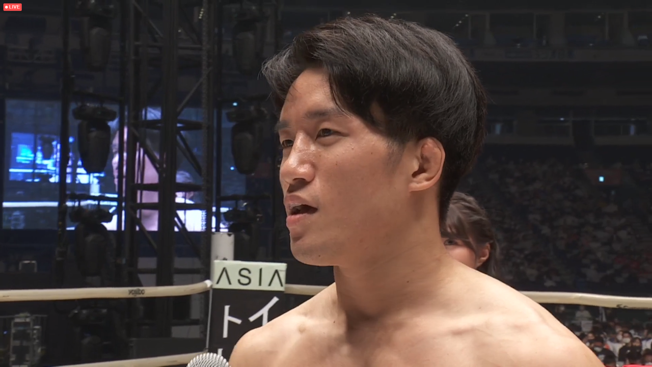 Rizin 28 渡部修斗にtko勝ちした朝倉海 フロントチョークは 全然入ってなかったので問題なかったです 打投極速報 Rizin 28 渡部修斗にtko勝ちした朝倉海 フロントチョークは 全然入ってなかったので問題なかったです 打投極速報