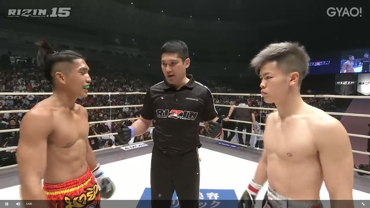 Rizin 15 那須川天心vsフリッツ ビアグタンの試合結果 打投極速報