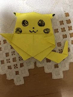 折り紙のピカチュウ Ikarlの日記 折り紙のピカチュウ Ikarlの日記