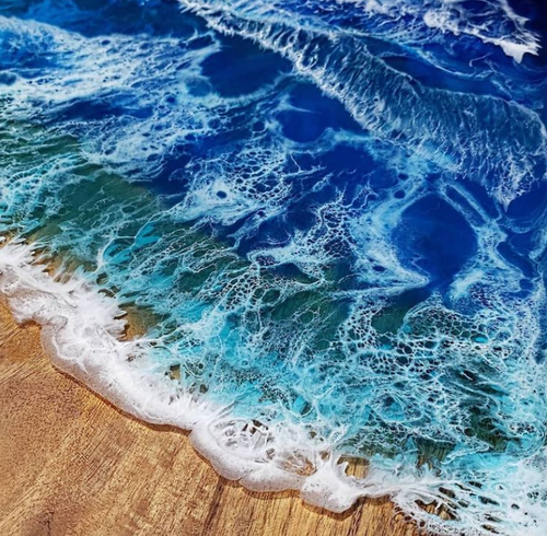 波が打ち寄せるテーブル デザインアイデアのヒント インスピレーションの泉