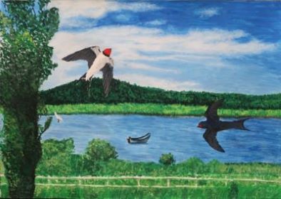 令和6年度水辺の風景画コンクールの入賞作品をご紹介します! : 池