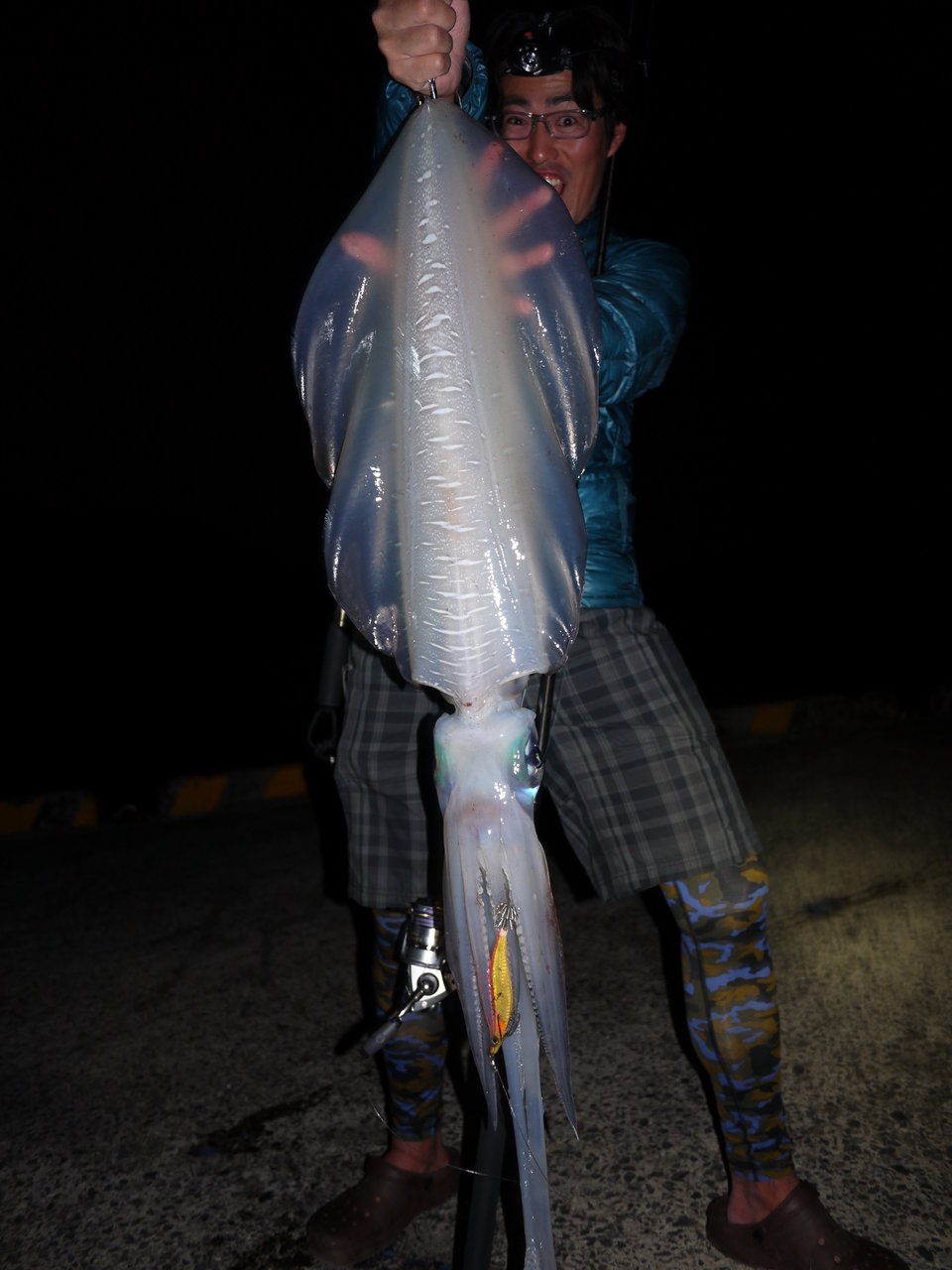 勘違いしそうだねイカ釣りは 漁ちゃんの宝島 壱岐