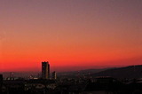 11.11----日没後の夕焼け空