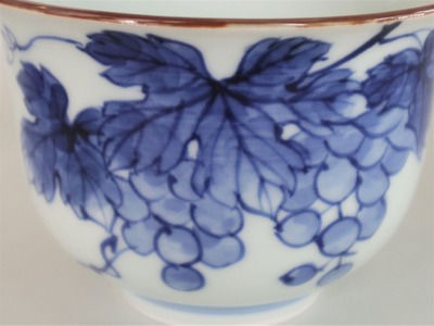 37ぶどう文汲出(小)¥7,600 (3)