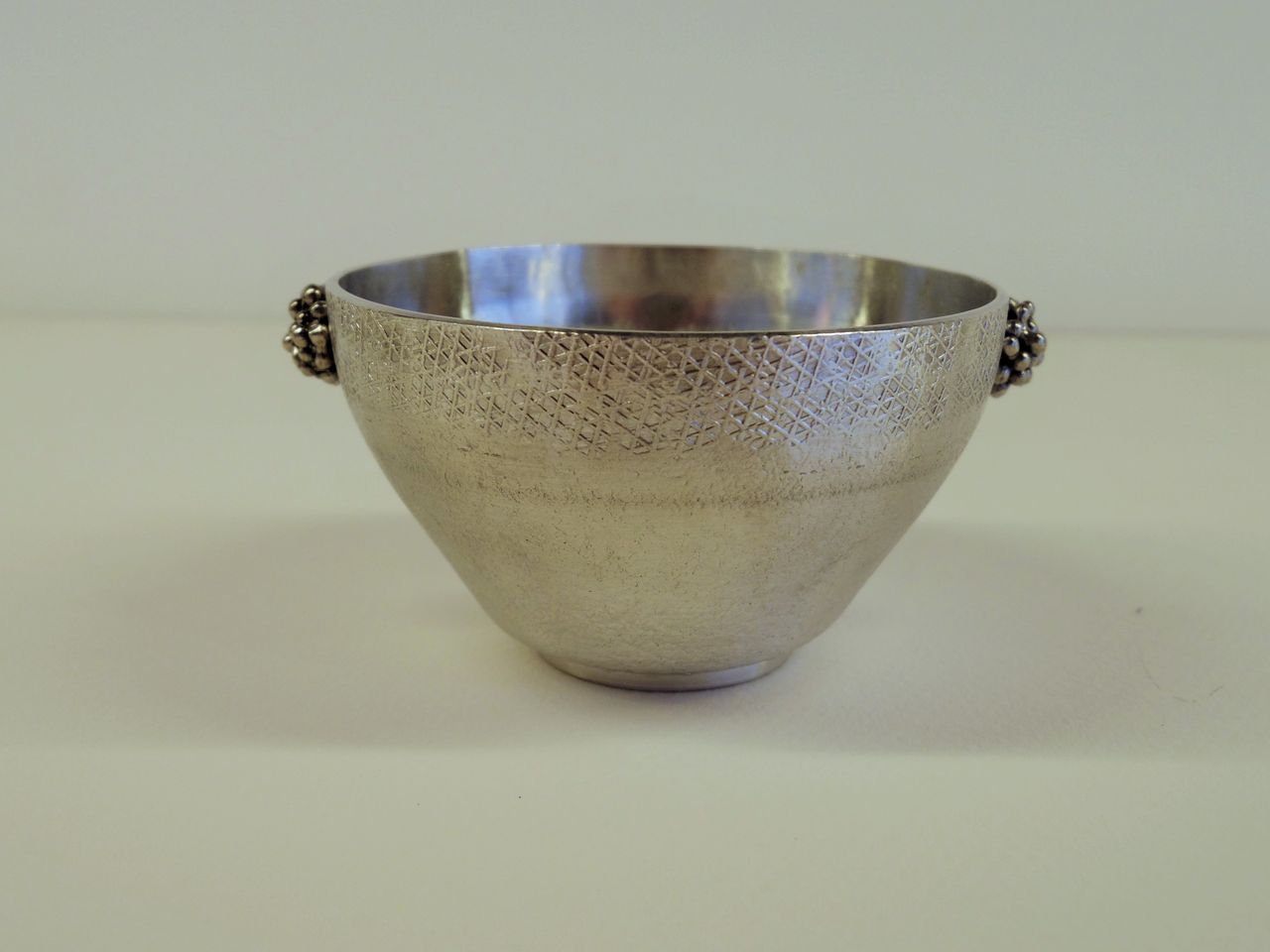 茶道具 ゆり工房 中村百合恵作 本錫製 花器 花入 共箱 V 9246