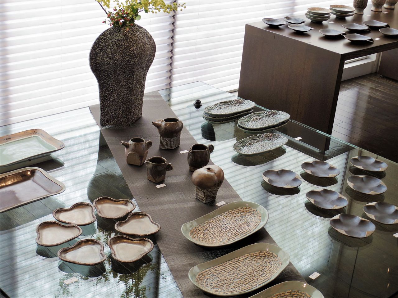 小林英夫作品 花器 手捻り 日展作家 受賞歴多数◇京焼き 信楽焼