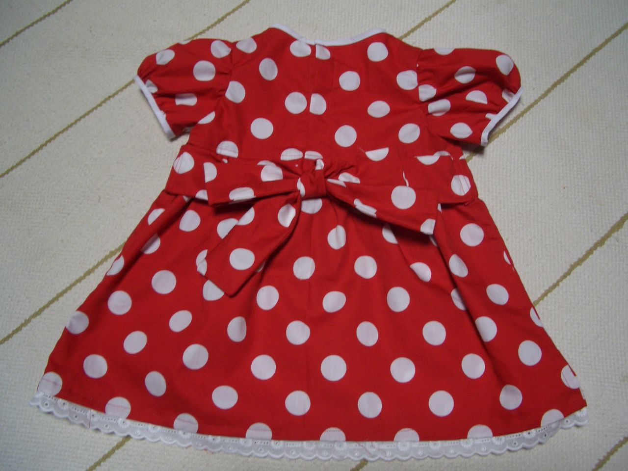 ミニーちゃん風ワンピース わたしのたからもの
