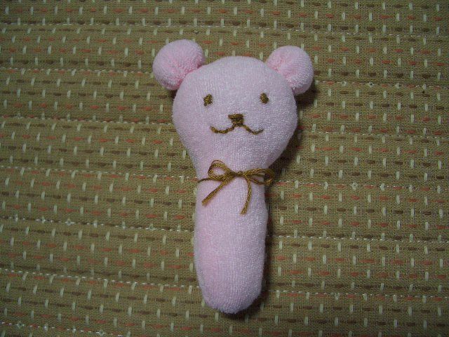 手作りガラガラ わたしのたからもの 手作りガラガラ わたしのたからもの