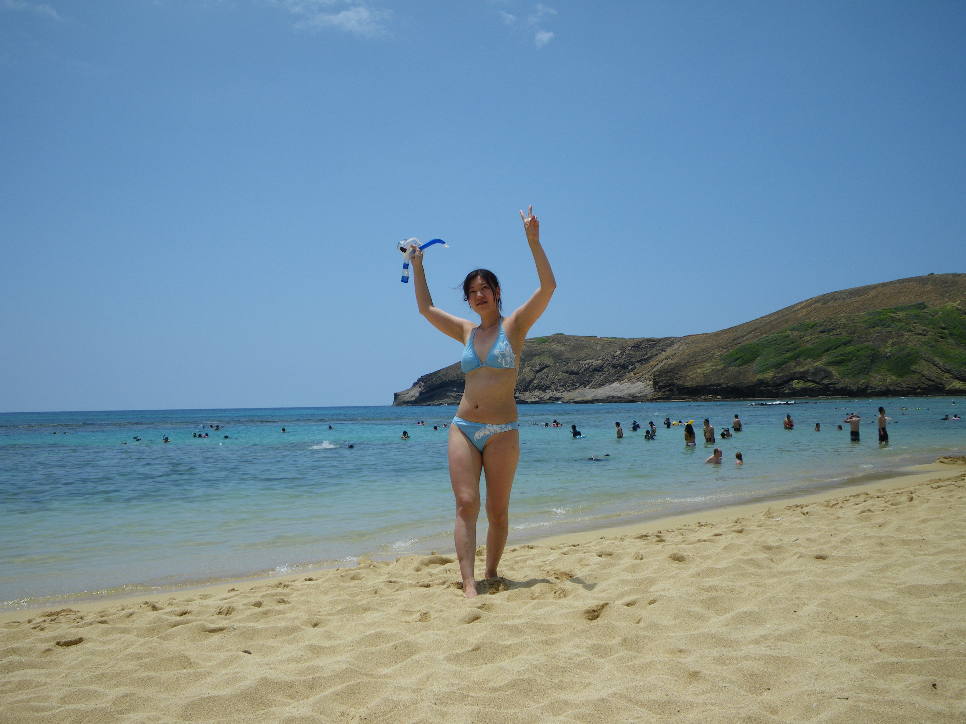 ハナウマ湾でシュノーケリング Hawaii日記