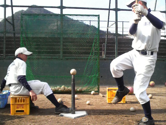 ボールの中心の７ 下を強く打つ 我武者羅日記