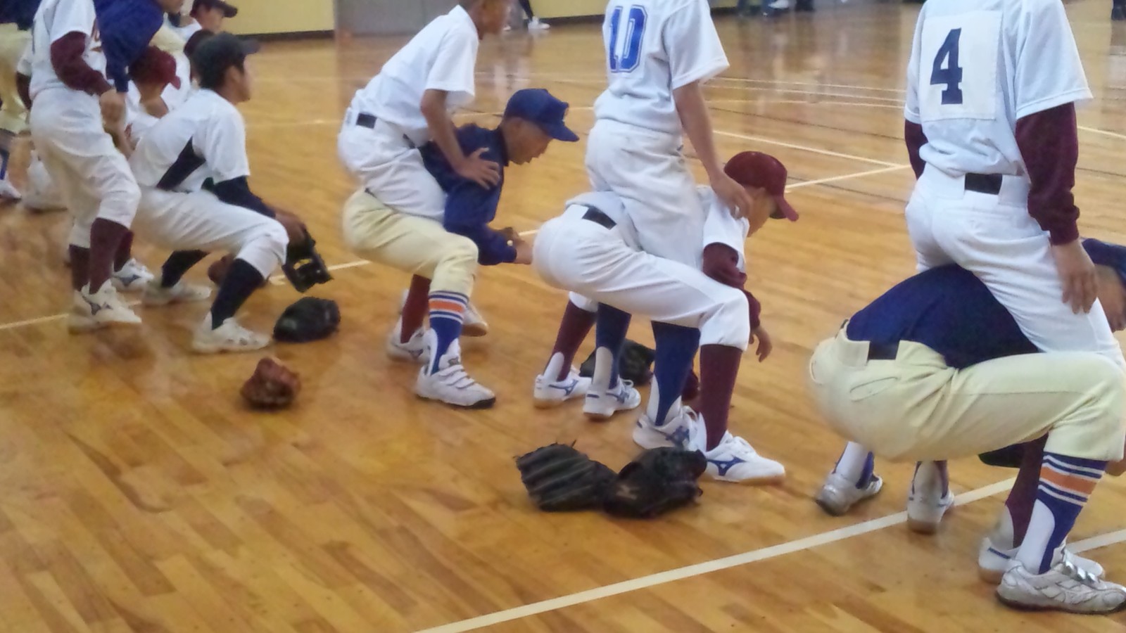 股割りで守備の形をつくる 我武者羅日記