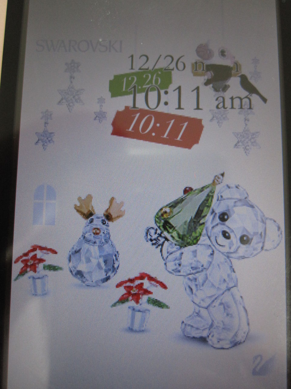 スワロフスキー待ち受け 日常日記