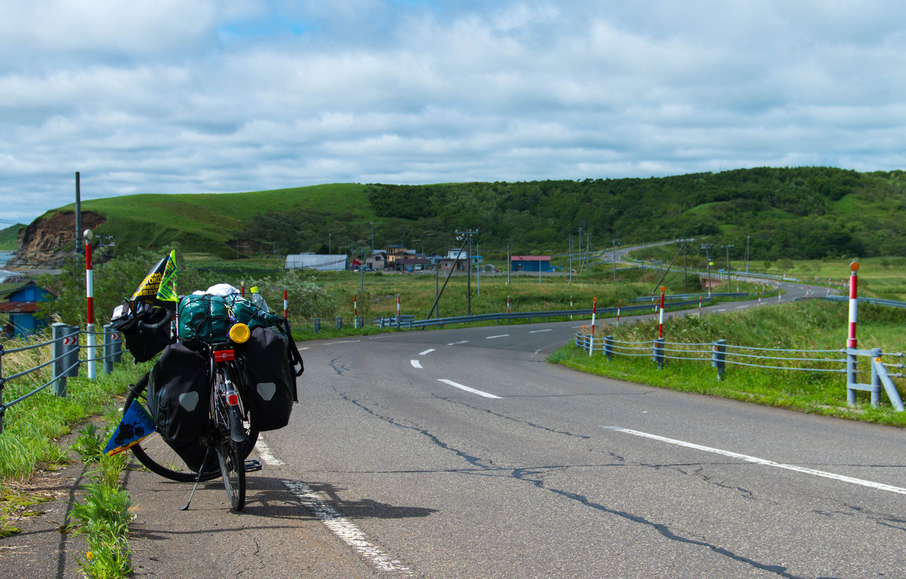 北海道一周自転車ツーリング34日目 日本百名道 北太平洋シーサイドライン 通って厚床から釧路まで おれが自転車だ