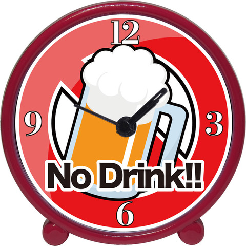 アラームクロック(レッド)禁酒