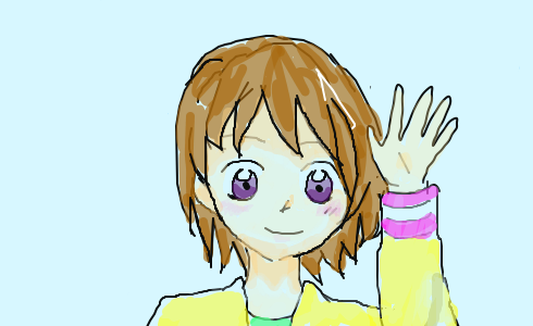 ショートカットの女の子の絵を描こうず デッサン速報