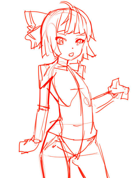 絵 イラスト 体のバランスが崩れているところを教えていただきたいです デッサン速報