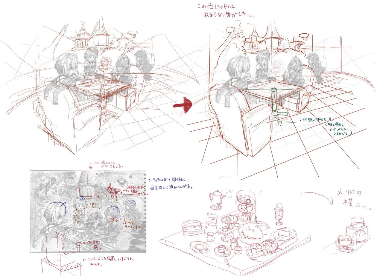 絵 イラスト 三点透視や変形パースで無い限りは斜めにならないのでまっすぐ垂直に描くように気をつけましょう デッサン速報 絵 イラスト 三点透視や変形パースで無い限りは斜めにならないのでまっすぐ垂直に描くように気をつけましょう デッサン速報