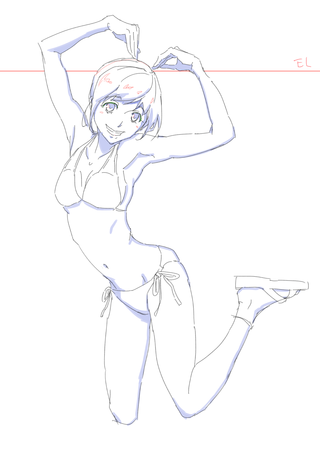 絵 イラスト 練習のため3次の写真を自分なりのデフォルメに直して模写しました デッサン速報