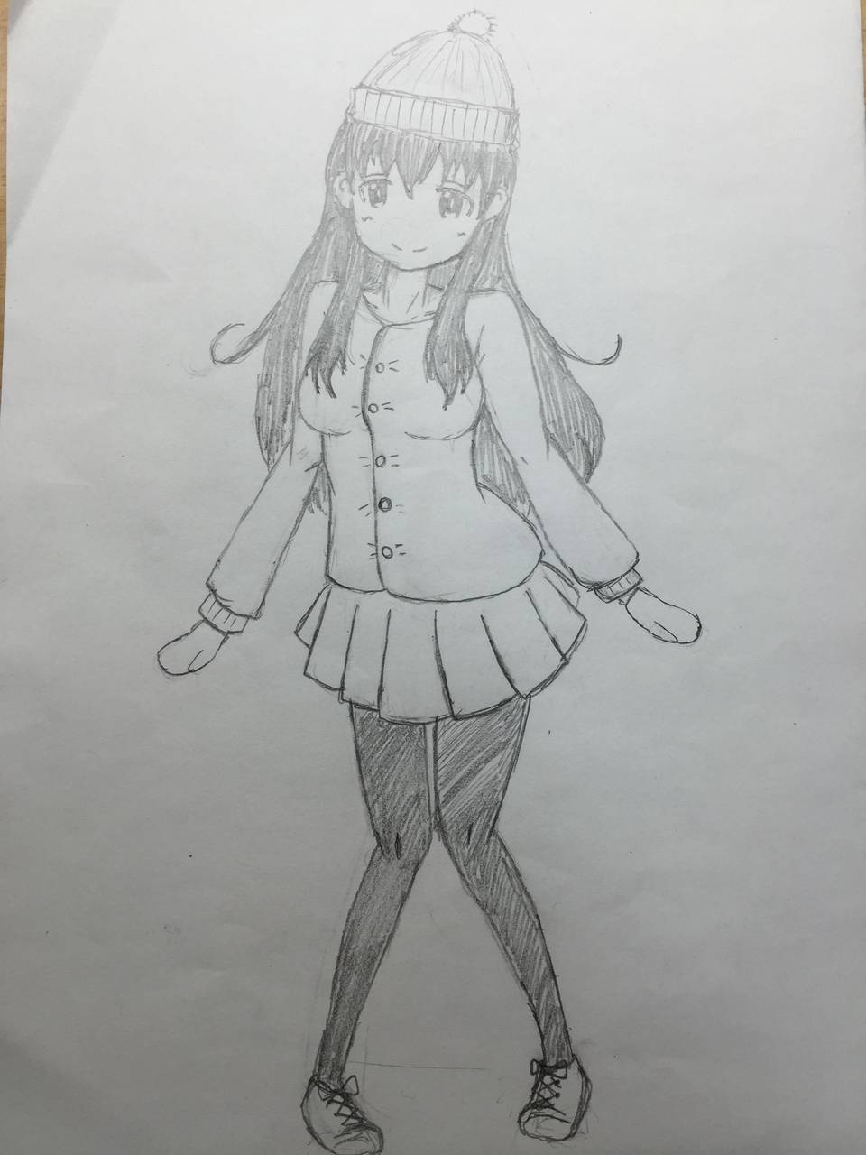 絵 イラスト 地面意識して描いたほうがいいのと手とか物は資料見て描いたほうがいいよ デッサン速報