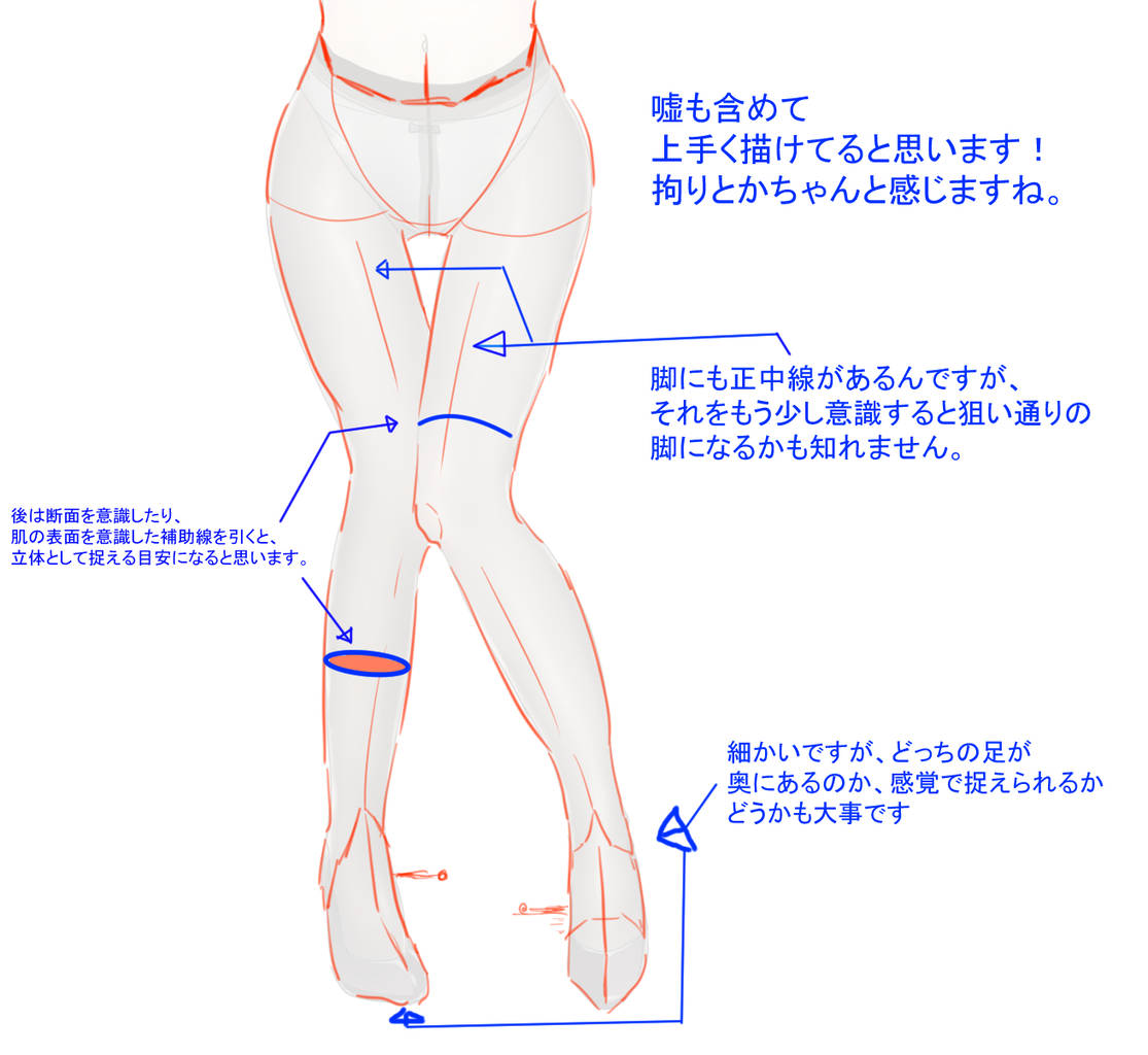 絵 イラスト セクシーな脚が描きたいです デッサン速報 絵 イラスト セクシーな脚が描きたいです デッサン速報