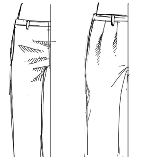 服の描き方を練習するスレ フリル ズボン シワ編 デッサン速報 服の描き方を練習するスレ フリル ズボン シワ編 デッサン速報