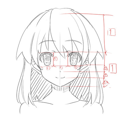 萌え絵が描けない俺にこうふにゃっとした感覚で教えるスレ デッサン速報