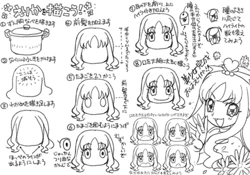 画力ゼロの俺にプリキュアの描き方を教えてくれ デッサン速報