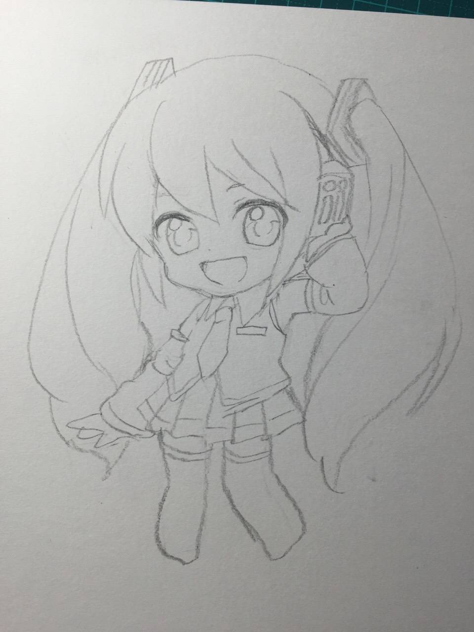 初音ミク 100均のツイン色鉛筆で絵を描きます アナログメイキング デッサン速報 初音ミク 100均のツイン色鉛筆で絵を描きます アナログメイキング デッサン速報