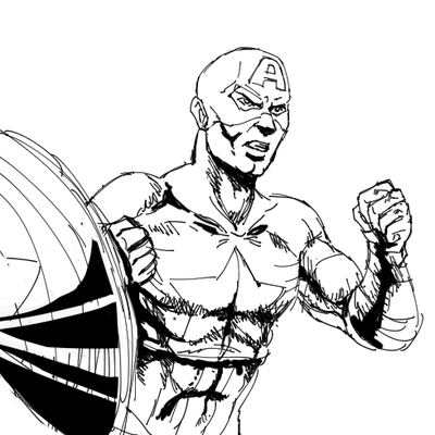 アメコミのキャラ描いていこうぜｗｗｗｗｗｗｗｗｗｗｗ デッサン速報