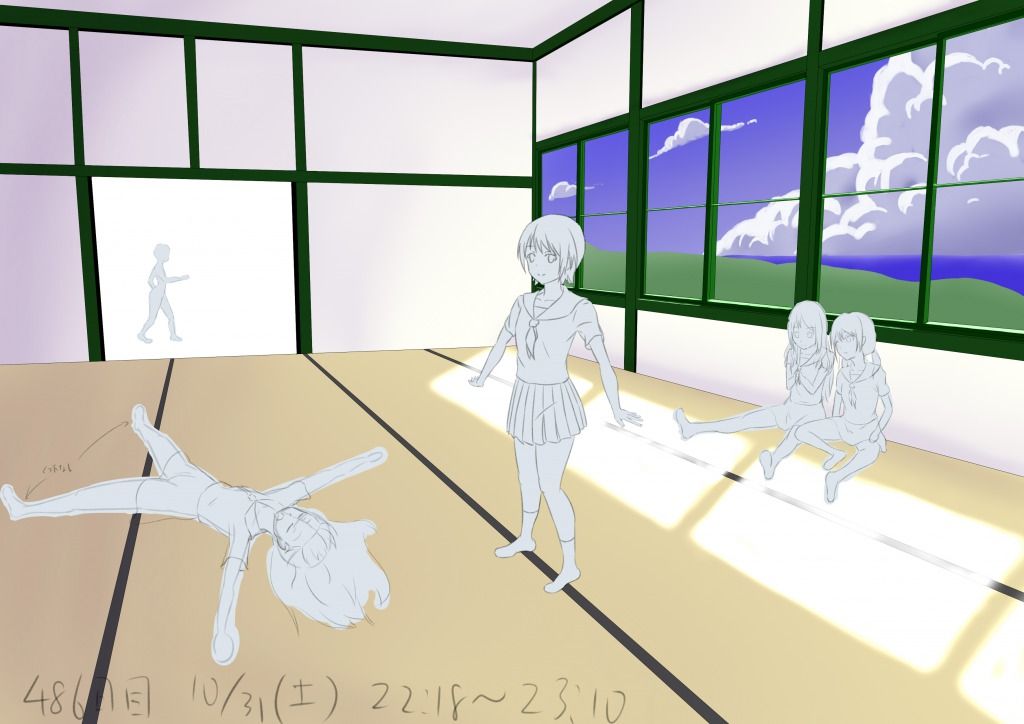 486日目 日光の表現 色弱でもイラストは描けるのか