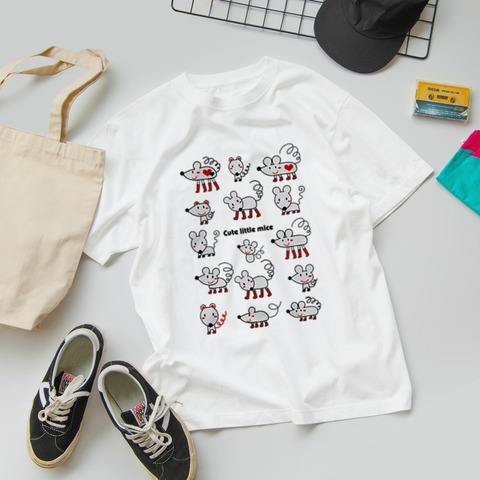 スズリ ねずみさんのイラストTシャツ みやもとかずみ_3