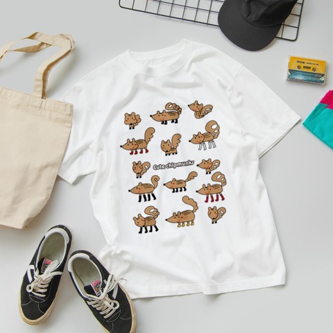 スズリ リスくんのイラストTシャツ みやもとかずみ _2
