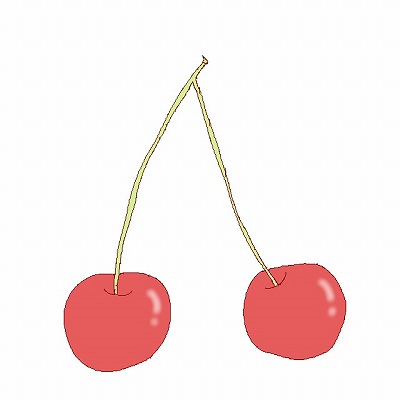幼稚園児のイラスト 絵カード さくらんぼのイラスト 絵カード素材 幼稚園児のイラスト 絵カード さくらんぼのイラスト 絵カード素材