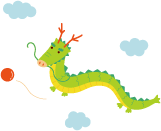 辰(たつ)のイラスト・絵カード