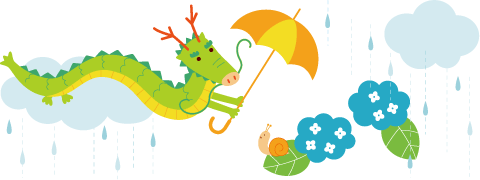 幼稚園児のイラスト 絵カード 梅雨 Livedoor Blog ブログ