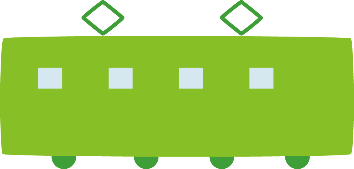 幼稚園児のイラスト 絵カード 電車のイラスト 絵カード