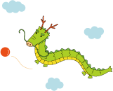 辰(たつ)のイラスト・絵カード